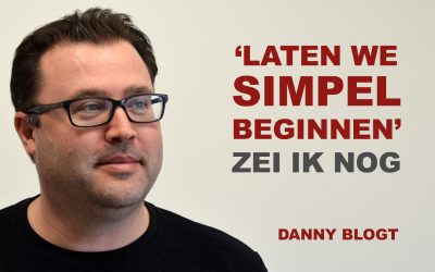 ‘Laten we simpel beginnen’ zei ik nog