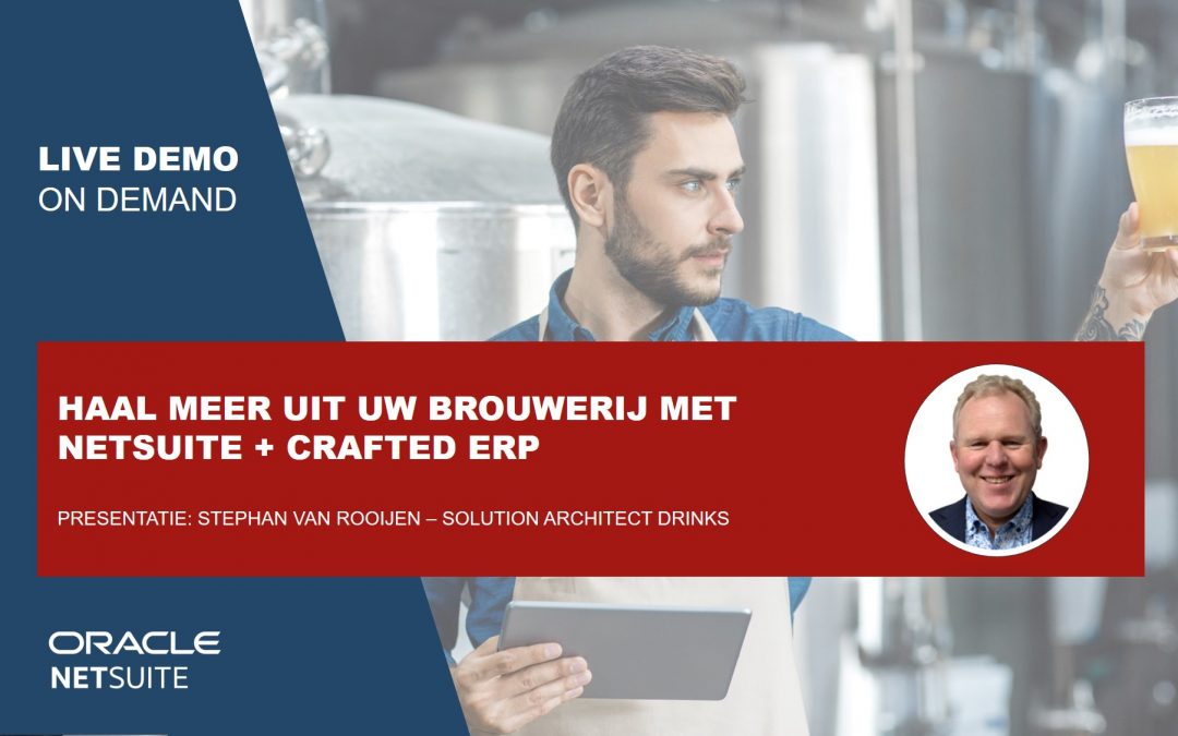 Vraag uw persoonlijke NetSuite + Crafted ERP demo aan